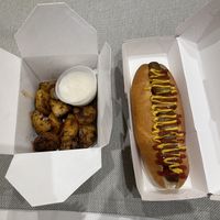 Classic not dog and potatoes  at Not Dog in Nice