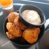 Side potatoes at Not Dog in Nice