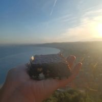 Take away brownie from the top of Colline du Château at Not Dog in Nice