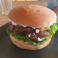 Burger gyros, style kebab at Not Dog in Nice