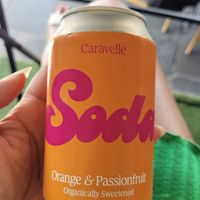 If you love a fruity soda but don't like how sweet they mostly are, then you'll really love this orange/passionfruit soda with only original and organic flavours! at Not Dog in Nice
