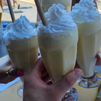 Mango and vanilla milkshakes at Not Dog in Nice