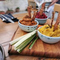 Homemade Hummus at Green Kukunari in Crete