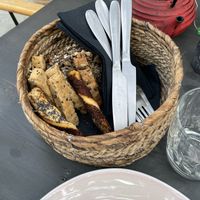 Basket bread  at Green Kukunari in Crete