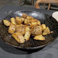 Crispy potatoes 😋  at Green Kukunari in Crete