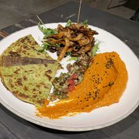 Mushroom Schwarma  at Green Kukunari in Crete