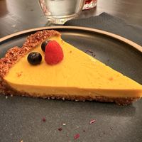 Lemon Tart  at Green Kukunari in Crete