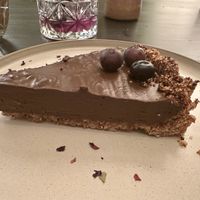 Chocolate Tart  at Green Kukunari in Crete