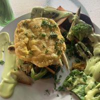 Plantain Burger. The best vegan food in Granada! 🫶🏽  at Tostometro in Granada