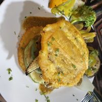 Vegan ‘burger'  at Tostometro in Granada