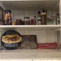 Banana burger at Tostometro in Granada