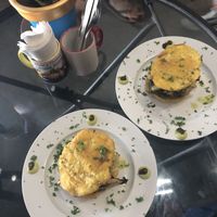 Banana burger at Tostometro in Granada