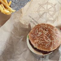 the vegan burger at Heide Park - Piraten Burger in Soltau
