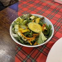 Small salad as side dish  at Trebeler Bauernstuben in Trebel