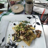 Vegan German Ravioli at Trebeler Bauernstuben in Trebel