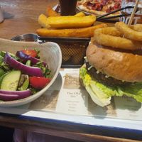 Vegan burger (I think it was lentil) at The Old Inn in Newton Abbot