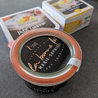 Ordered vegan cheese and faux-gras through Menthe Chocolat for delivery - December 2020 at Menthe Chocolat in Toulon