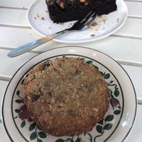 Brownie and peanut butter cookie  at Menthe Chocolat in Toulon