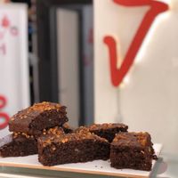 Brownie at La Gelateria del Barri in Santiago
