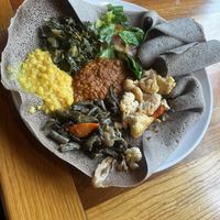 Veggie platter   at Enat Kitchen in Portland