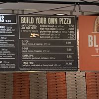 Crusts are labeled clearly!   at Blaze Pizza in Rialto