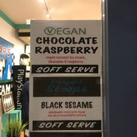 Vegan option  at Vineyard Scoops in Edgartown