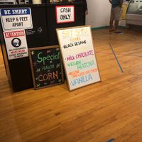 Vegan soft serve  at Vineyard Scoops in Edgartown