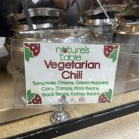 Vegan chilli  at ATL - Nature's Table - TE in College Park