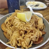 Chipirones veganos at Rincon de Alba in A Coruna