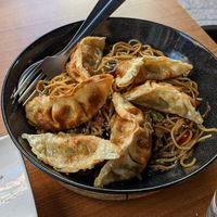 Gyozas at Rincon de Alba in A Coruna