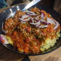 Albondigas con couscous at Rincon de Alba in A Coruna