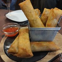 Roliños de primavera #Veganuary at Rincon de Alba in A Coruna