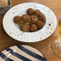 Croquetas con patatas y pipas  at Rincon de Alba in A Coruna