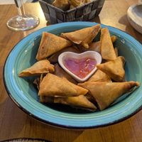 Samosas - oily at Rincon de Alba in A Coruna