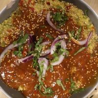 Albóndigas Tikka masala vegan 😍 at Rincon de Alba in A Coruna