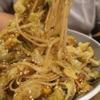 Vegan pad thai at Rincon de Alba in A Coruna