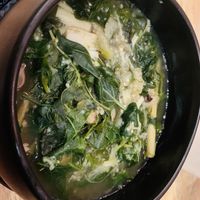 Orlam. Lao green leaf soup with lemongrass and wood pieces for taste!  at Bouang  in Luang Prabang