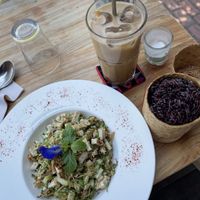Tofu salad   at Bouang  in Luang Prabang