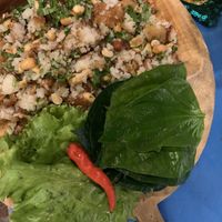 Vegan main  at Bouang  in Luang Prabang