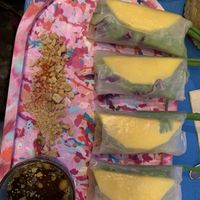 Mango fresh spring roll  at Bouang  in Luang Prabang