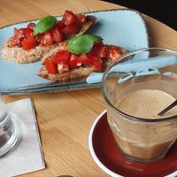 Bruschetta at JOE teecafe in Perchtoldsdorf