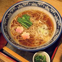 Kake soba at Fukuzenji in Hida