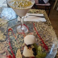 Vegan pana cotta, yummy at Espiritu Libre in Mallorca