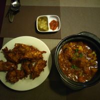the whole meal at Goa in Phan Thiet