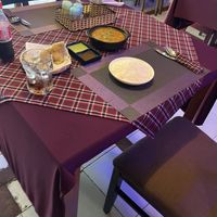 Dal tadka and samosas  at Goa in Phan Thiet