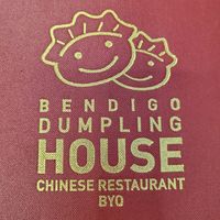 Menu at Bendigo Dumpling House in Bendigo
