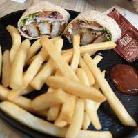 Hooish fried wrap 🌯 Feb 25 at Greendot 绿一点 - Bishan in Central Singapore