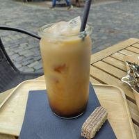 Iced chai latte at Nana in Heidelberg