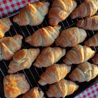 Vegan croissants at Casa Arts in Malaga