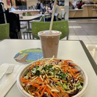 Bangkok Bowl and Health Nut Smoothie   at PHL - Currito - TD in Philadelphia